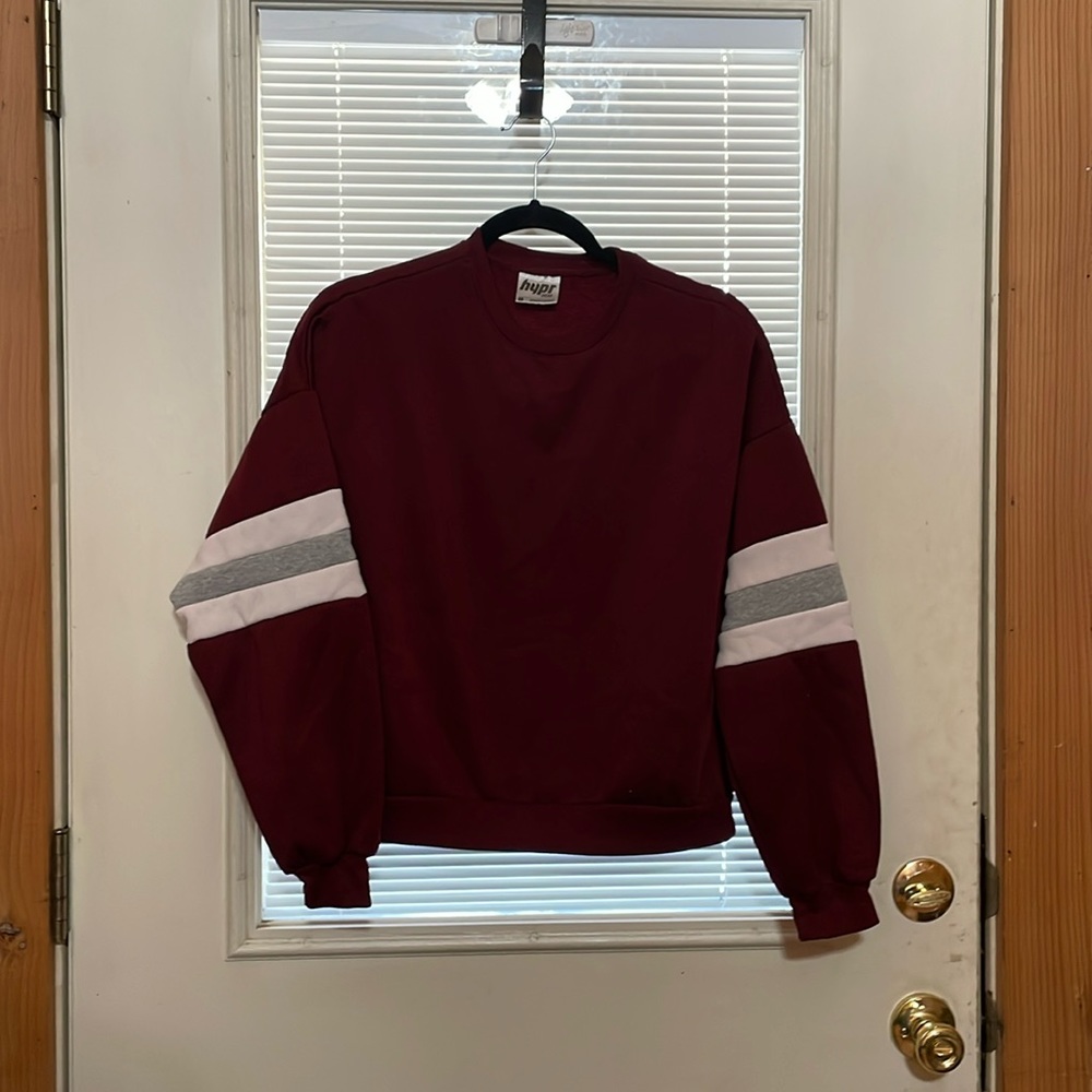 Hypr burgundy sweatshirt